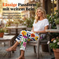 Lässige, kurze Damenhose mit Blumenmuster