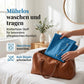 Zweiteiliges Damen-Set mit Knopfleiste und quadratischem Ausschnitt
