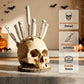 💀Halloween-Überraschung - bis zum halben Preis🎃Kreativer Totenkopf-Messerhalter aus Harz