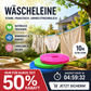 🧺 50% RABATT! 🔥 Rutschfeste Wäscheleine – Langlebig & UV-beständig – Perfekt für Balkon, Garten oder Waschküche – hält Kleidung sicher an Ort und Stelle ☀️